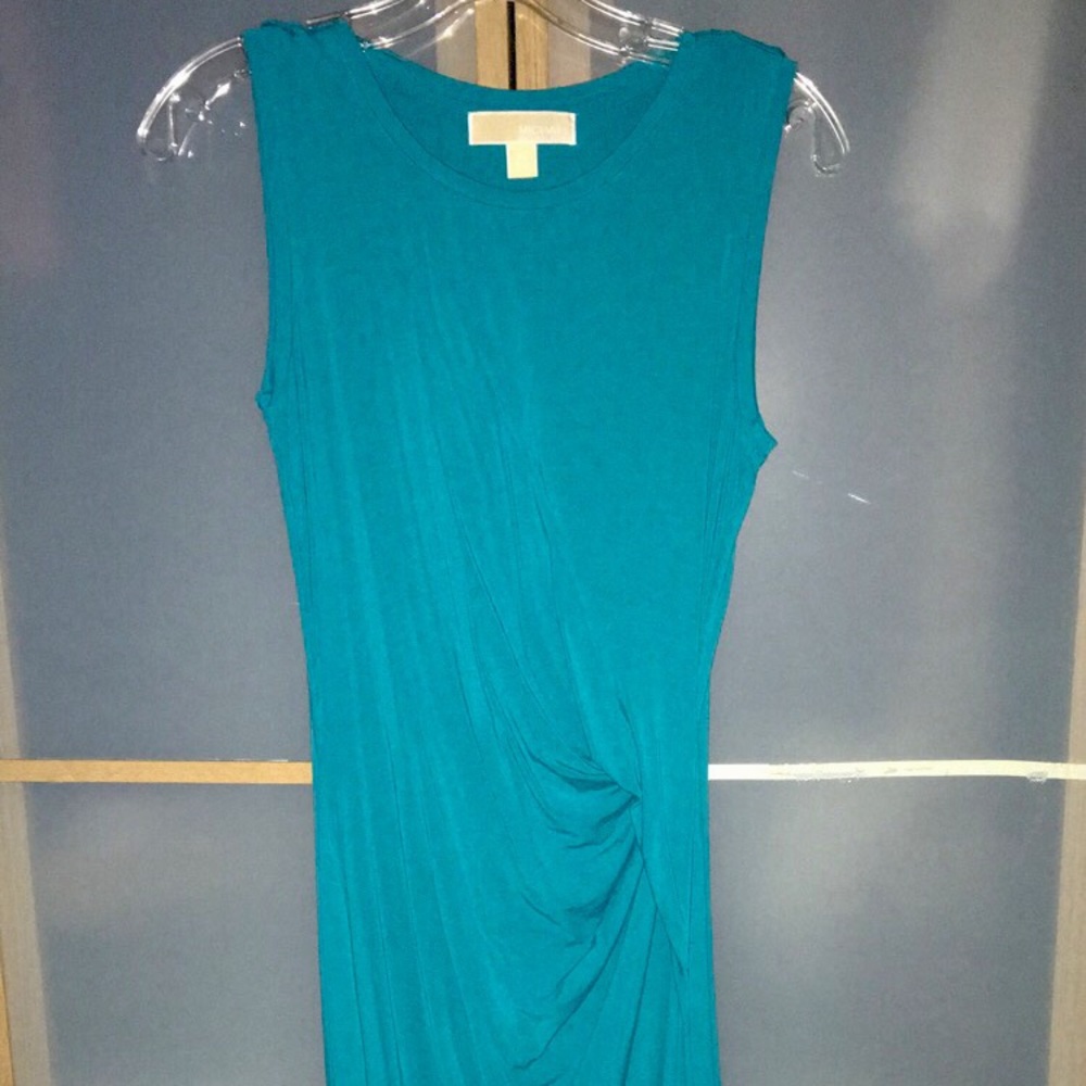 Michael Kors Full-Length Teal Dress